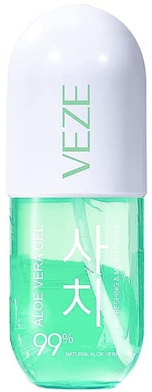 Гель для лица и тела, зеленый - Veze (Venzen) Aloe Vera Gel Green — фото N1