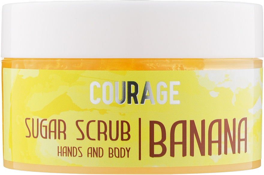 Сахарный скраб для рук и тела «Банан» - Courage Banana Hands&Body Sugar Scrub 