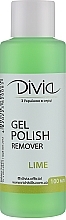 Жидкость для снятия гель-лака с экстрактом лайма - Divia Gel Nail Remover — фото N1