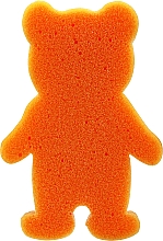 Духи, Парфюмерия, косметика Детская мочалка для ванной, оранжевый мишка - Grosik Camellia Bath Sponge For Children