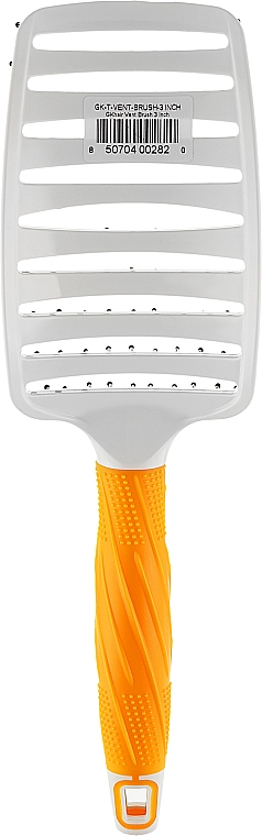 Вентбраш, бело-оранжевый - GKhair Vent Brush — фото N2