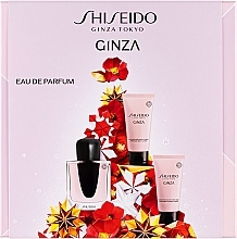Духи, Парфюмерия, косметика Shiseido Ginza - Набор (edp/50ml + b/lot/50ml + sh/cr/50ml)