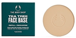 Парфумерія, косметика Пудра для обличчя "Чайне дерево" - The Body Shop Tea Tree Face Base Powder Refill (змінний блок)
