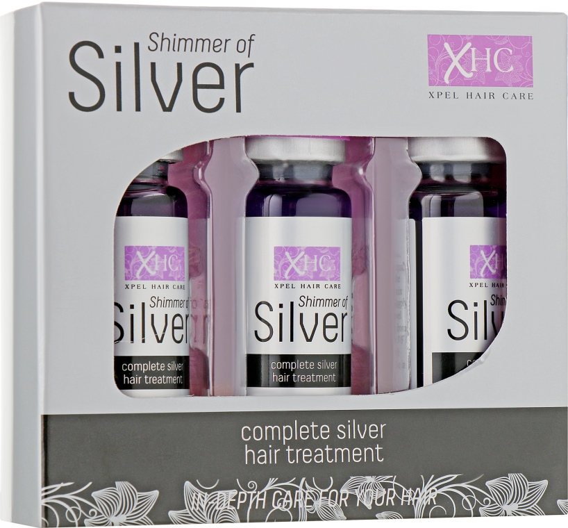 Ампулы для восстановления волос - Xpel Marketing Ltd Silver Hair Treatment Shots