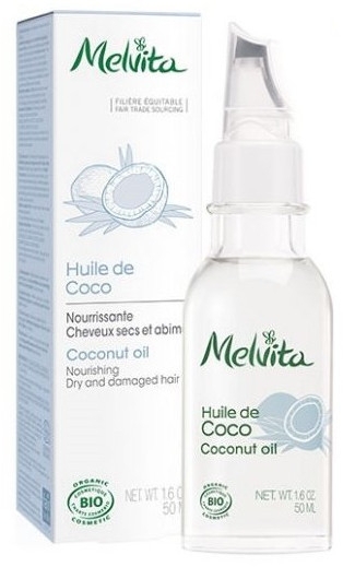 Органічна кокосова олія для волосся - Melvita Coconut Oil — фото N4