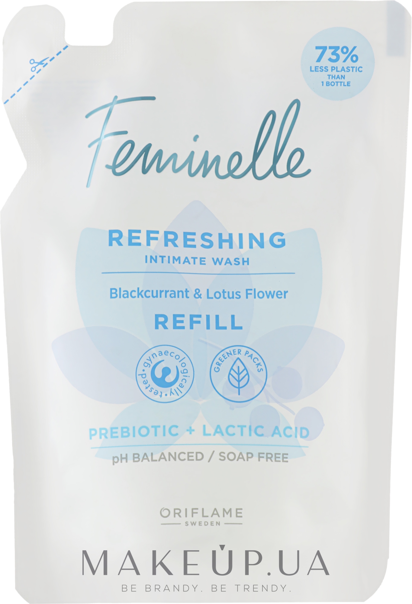 Освежающий гель для интимной гигиены - Oriflame Feminelle Refreshing Intimate Wash(сменный блок) — фото 300ml
