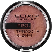 Рум'яна для обличчя з шимером - Elixir Make-up PRO Terracotta Blusher — фото N2