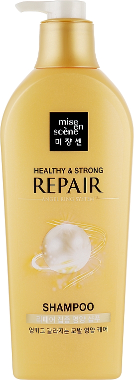 Питательный шампунь для волос - Mise En Scene Pearl Healthy & Strong Repair Shampoo