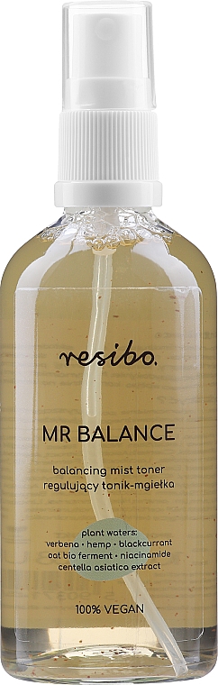 Регулювальний тонер для обличчя - Resibo Mr Balance Balancing Mist Toner — фото N1