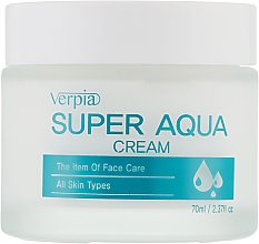 Парфумерія, косметика Інтенсивний зволожуючий крем для обличчя - Verpia Super Aqua Face Cream