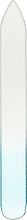 Духи, Парфюмерия, косметика Пилочка для ногтей стеклянная с покрытием, 90х11х3 мм, голубая - Baihe Hair