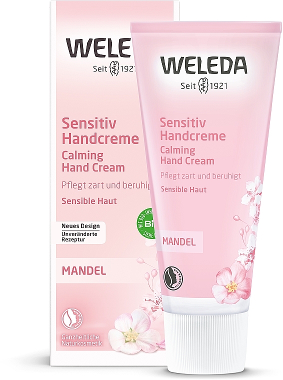Миндальный деликатный крем для рук - Weleda Mandel Sensitiv Handcreme — фото N2