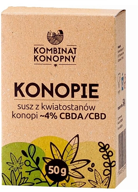 Харчова добавка "Конопля 4%" - Kombinat Konopny 4% CBDA/CBD — фото N1