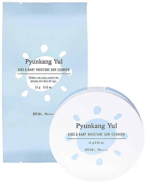 Pyunkang Yul Kids & Baby Moisture Sun Cushion Spf 50+ Refill - Дитячий сонцезахисний кушон — фото N1
