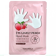 Парфумерія, косметика Маска для рук - Tony Moly I'm Lovely Peach Hand Mask