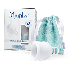 Универсальная менструальная чаша XL, белая - Merula Cup XL Ice — фото N3
