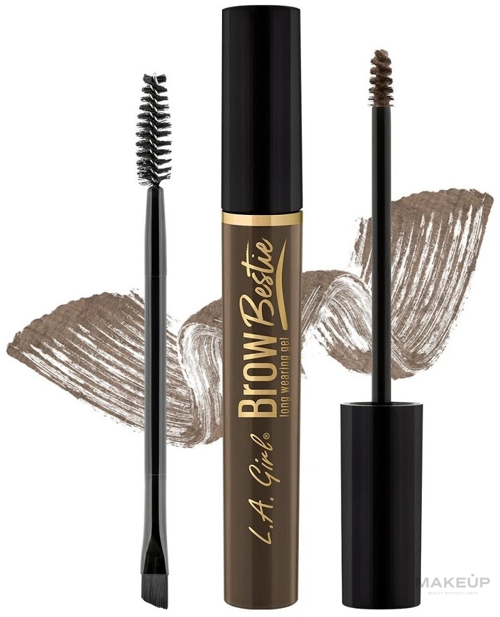 Набор для бровей - L.A. Girl Brow Bestie Long Wearing Gel Kit — фото Cool Brown