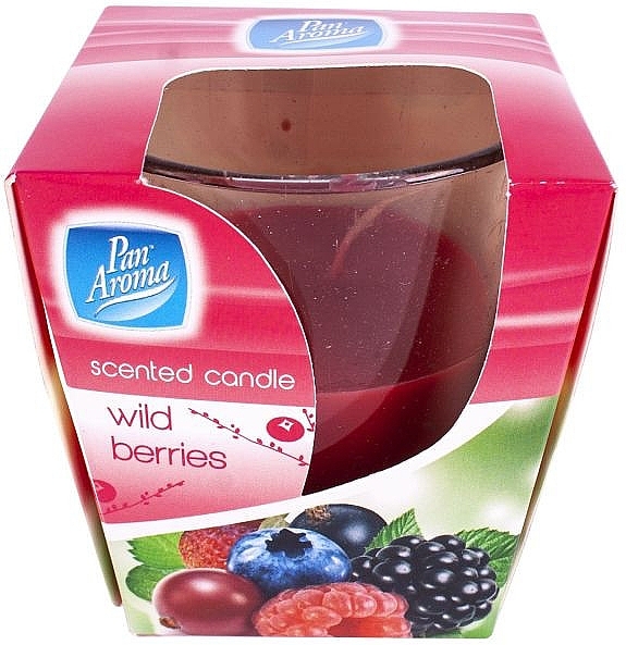 Ароматична свічка "Лісові ягоди" - Pan Aroma Wild Berries Scented Candle — фото N1