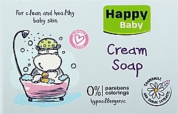 Парфумерія, косметика Крем-мило з екстрактом ромашки - Aroma Happy Baby Cream Soap