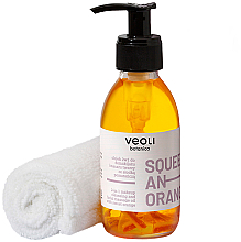 Духи, Парфюмерия, косметика УЦЕНКА Набор - Veoli Botanica Squeeze An Orange (f/oil/132.7g + towel/1pcs) *