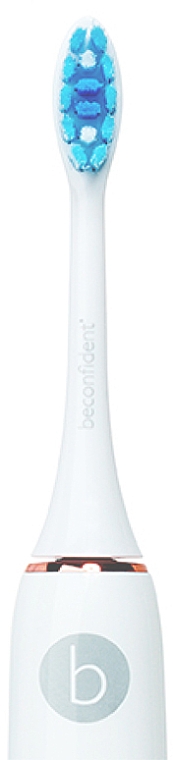Электрическая отбеливающая зубная щетка, белая с золотом - Beconfident Sonic Whitening Electric Toothbrush White/Rose Gold — фото N3