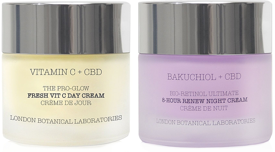 Набор - London Botanical Laboratories Vitamin C + Bakuchiol (cr/50ml + cr/50ml) — фото N1