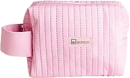 Косметичка 17x18x6,5 см, рожева - Idc Institute Handle Travel Bag — фото N1