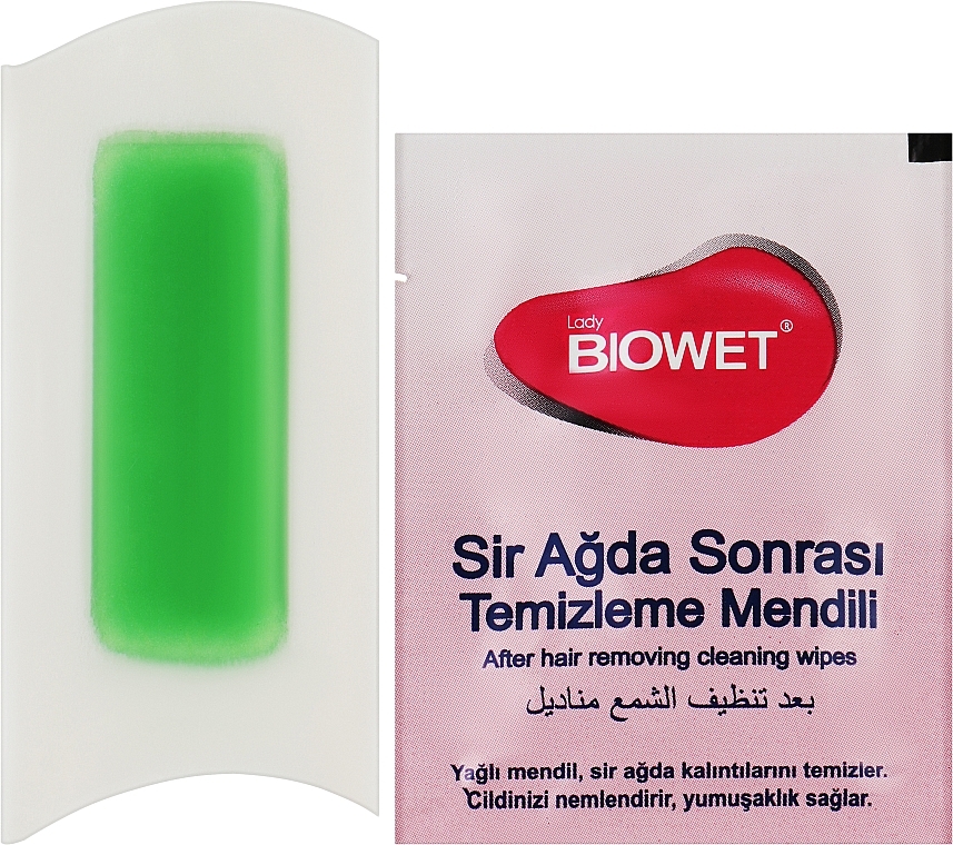 Восковые полоски для депиляции лица для всех типов кожи - Lady Biowet Liposoluble Face Wax Strips — фото N2