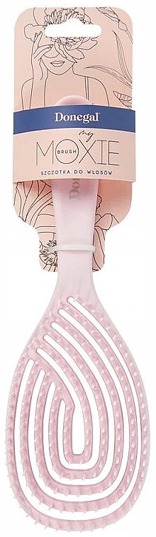 Щетка для волос, 1284, розовая - Donegal My Moxie Brush — фото N2