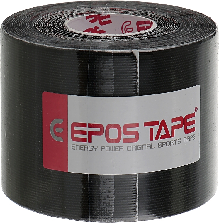 УЦІНКА Кінезіо тейп "Чорний" - Epos Tape Rayon * — фото N1