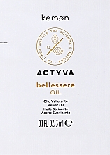 Косметическое масло для волос - Kemon Actyva Bellessere Oil (oil/25x3ml) — фото N2