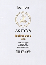 Парфумерія, косметика Косметична олія для волосся - Kemon Actyva Bellessere Oil (oil/25x3ml)