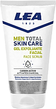 Очищающий скраб с активированным углем - Lea Men Total Skin Care Wash With Activated Charcoal — фото N1