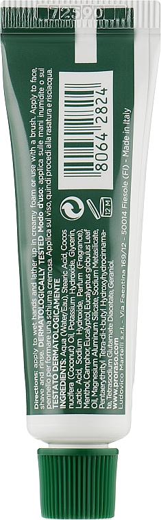 Крем для гоління з екстрактом евкаліпта і ментолу - Proraso Green Line Refreshing Shaving Cream (міні) — фото N2