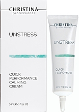 Заспокійливий крем швидкої дії - Christina Unstress Quick Performance Calming Cream — фото N2