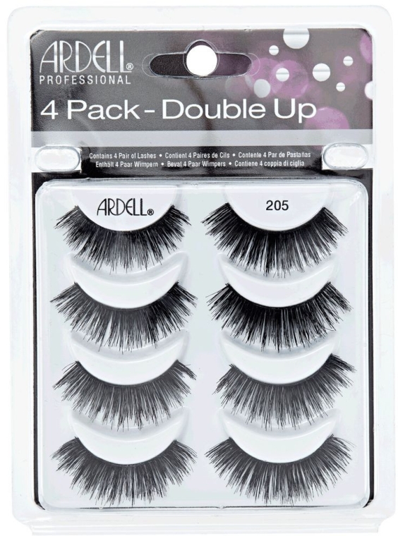 Набір накладних вій - Ardell Double Up 4 Pack 205 Lashes — фото N1