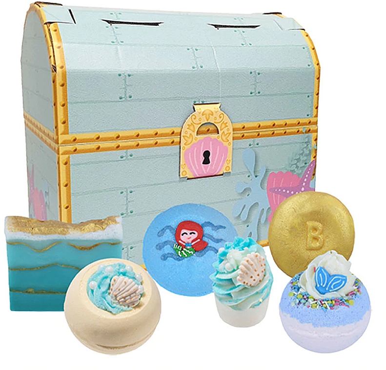 Набор, 6 продуктов - Bomb Cosmetics Mermaid Treasure Gift Set — фото N1
