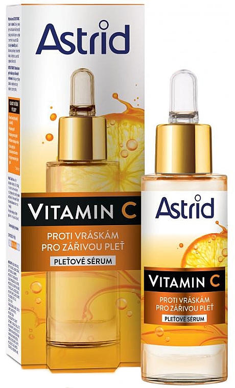 Сыворотка против морщин для лица с витамином С - Astrid Vitamin C Anti-Wrinkle Serum — фото N1