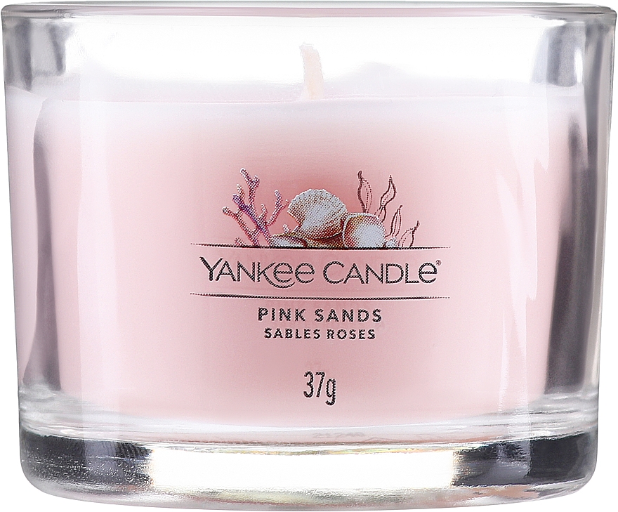 Набір ароматичних свічок "Рожеві піски" - Yankee Candle Pink Sands (candle/3x37g) — фото N2