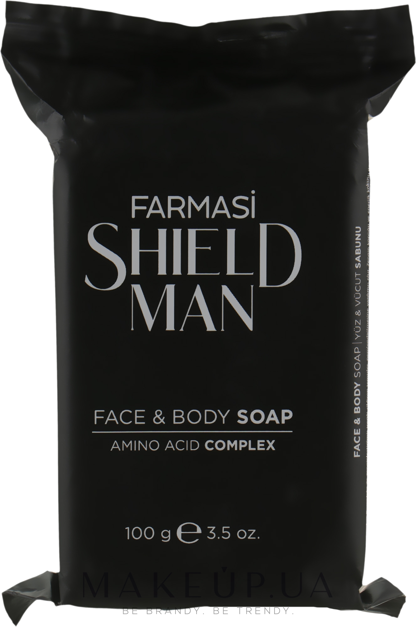 Натуральное мыло - Farmasi Shield Man Face & Body Soap — фото 100g