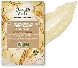 Маска-скраб для обличчя - Bottega Verde Beauty Extracts Organic Ginger Extract, Lemon Juice Scrub Mask — фото N1