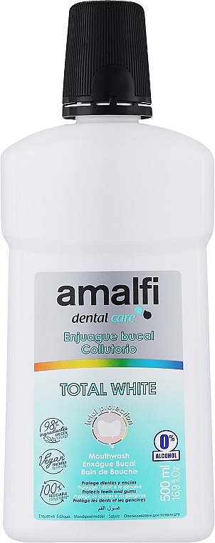 Ополіскувач для ротової порожнини "Total White" - Amalfi Mouth Wash — фото N1