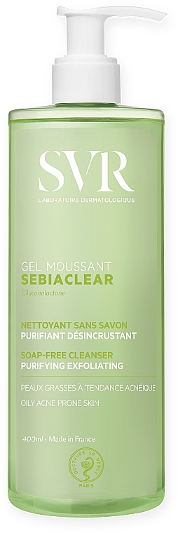 Очищающий гель - SVR Sebiaclear Gel Moussant — фото N4