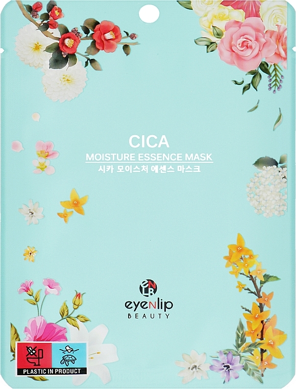 Тканинна маска для обличчя - Eyenlip Moisture Essence Mask Cica — фото N1