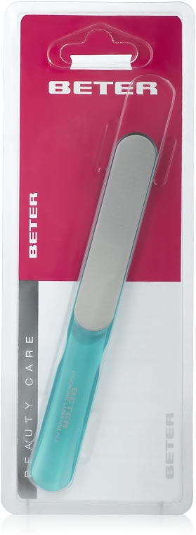 Пилочка для ногтей с лазерной поверхностью, эргономичная, зеленая - Beter Beauty Care
