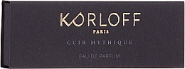 Korloff Paris Cuir Mythique - Парфюмированная вода (пробник) — фото N2