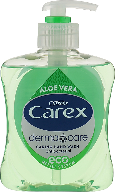 Жидкое антибактериальное мыло "Алоэ вера" - Carex Aloe Vera Hand Wash — фото N1