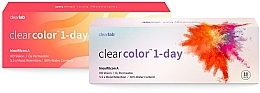Парфумерія, косметика Одноденні контактні лінзи "Сірі", 10 шт. - Clearlab Clearcolor 1-Day