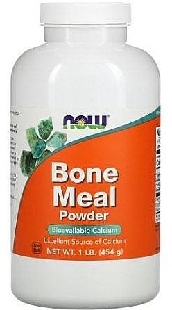 Натуральная добавка для поддержки костей, порошок - Now Foods Bone Meal — фото N1