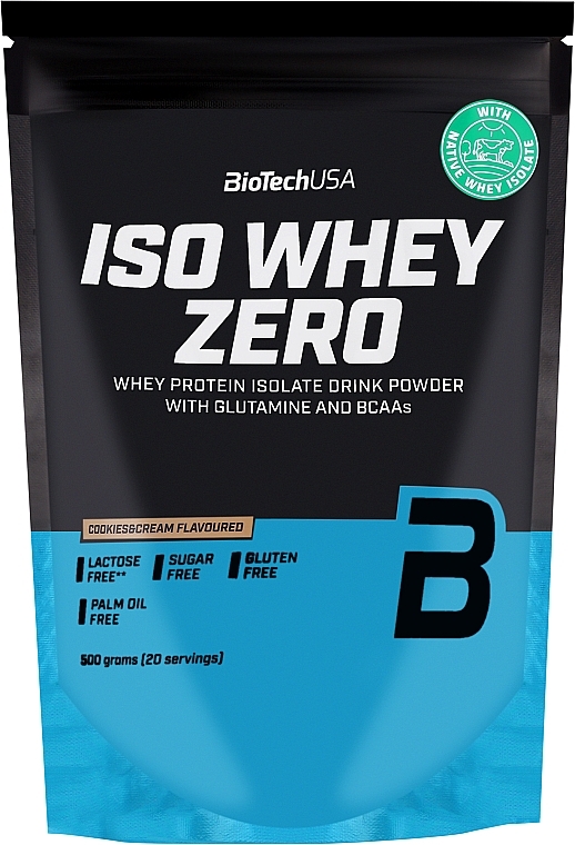 Протеин "Печенье-крем" - BiotechUSA Iso Whey Zero Cookies & Cream Protein — фото N2